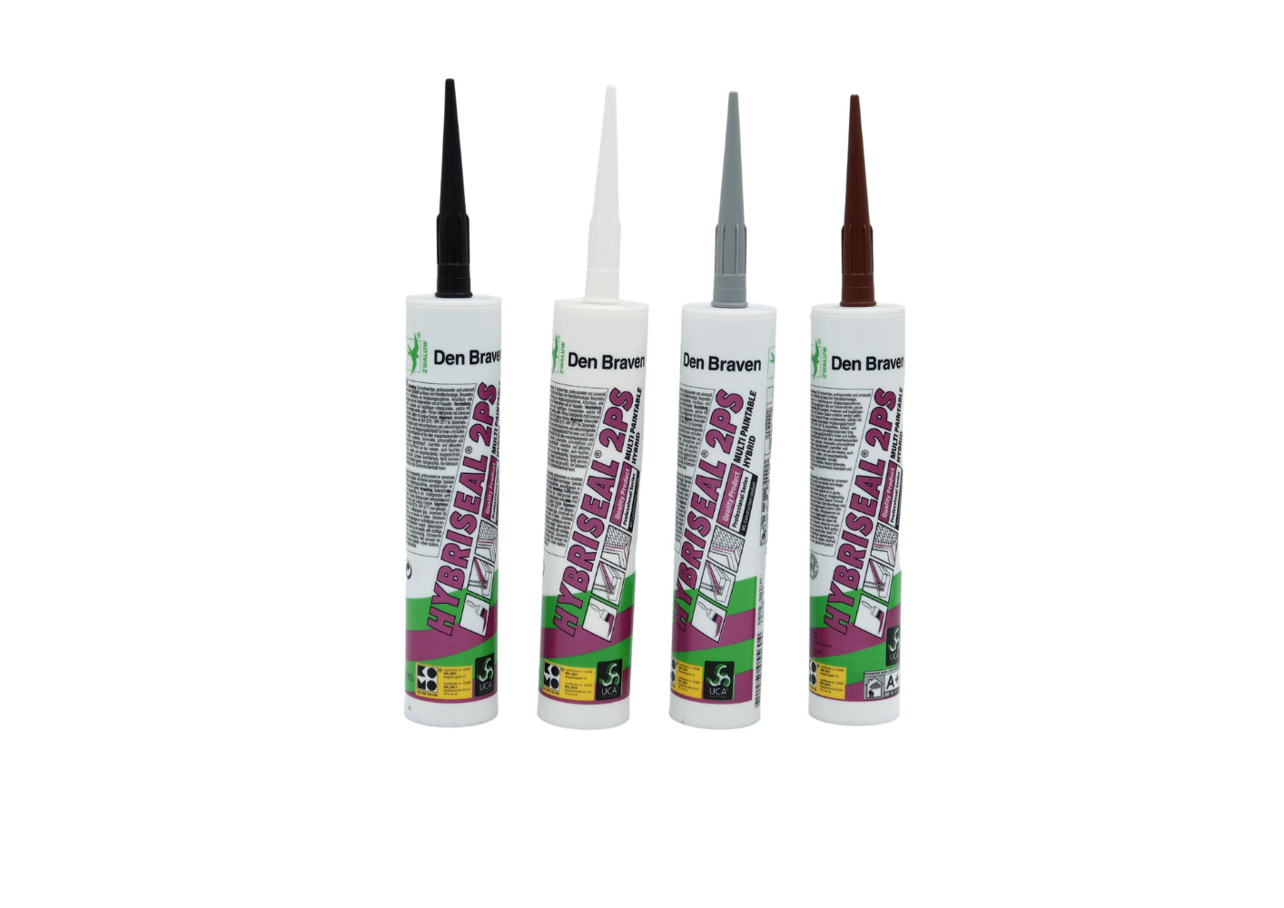 Zwaluw hybriseal 2PS glaskit - witte achtergrond