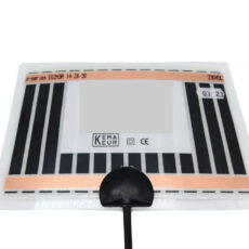 Spiegelverwarming ingezoomd - witte achtergrond