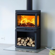 Vloerplaat onder een kachel