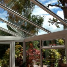 Glas voor overkapping