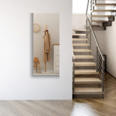 Spiegel hal verzilverd gekleurd